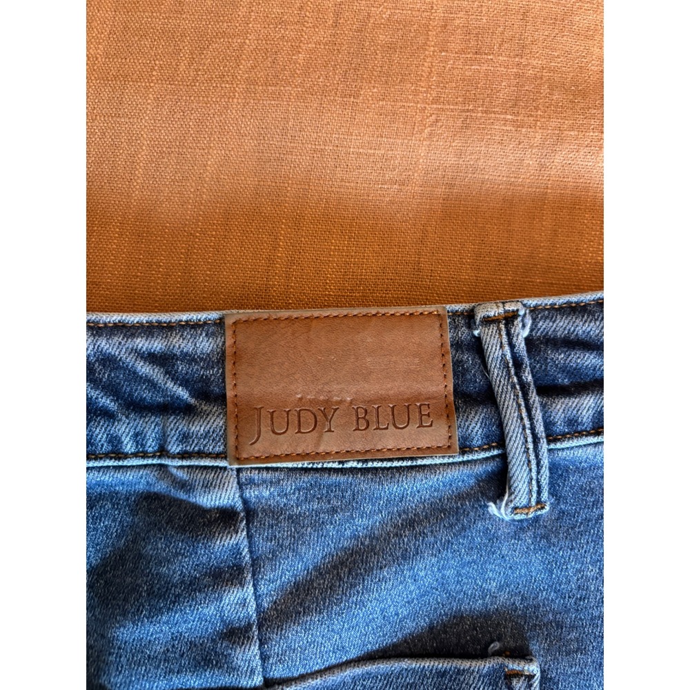 Judy Blue Jogger Jeans 18W Stretch Drawstring Denim Blue Casual Utility Modern - Picture 5 of 8